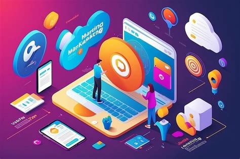 Premium Photo Modern Flat Design Isometric Illustration Of Digital