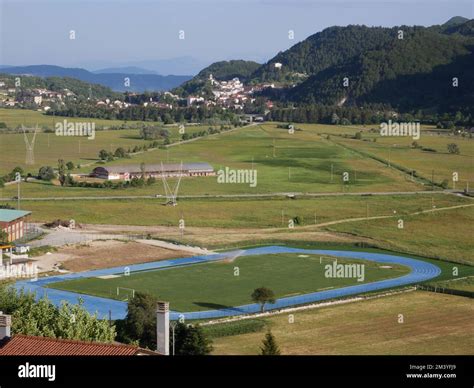 Rivisondoli Abruzzo The Sports Center And In The Background You Can