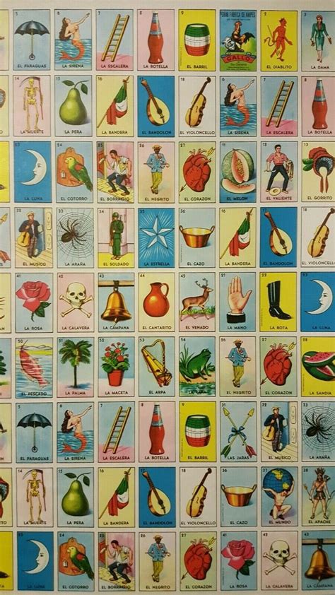 New Loteria Authentic Mexican Don Clemente Paper One Folded Sheets To