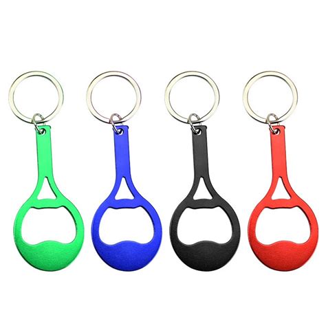 Racket Bottle Opener Keychain Giftarget Inc