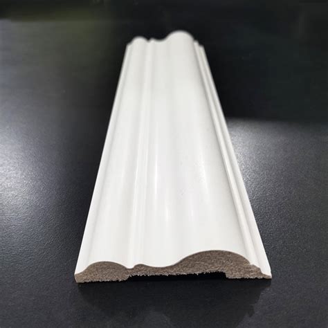 Factory Supplier Polystyrene Baseboard Ps Skirting Moulding White