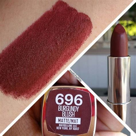 Maybelline Matte In Burgundy Blush Lipstick Makeup Makeup Dupes