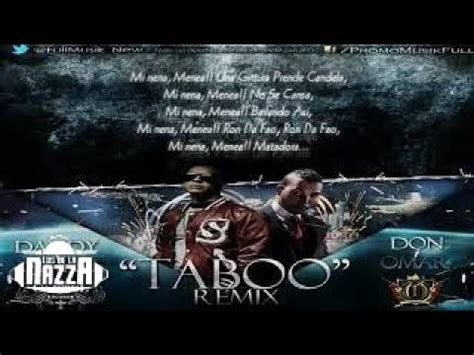 Los De La Nazza Taboo Ft Don Omar Daddy Yankee Remix Lyric