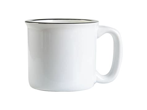 13oz 400ml Ceramic Enamel Mug White 24 Case BestSub Sublimation