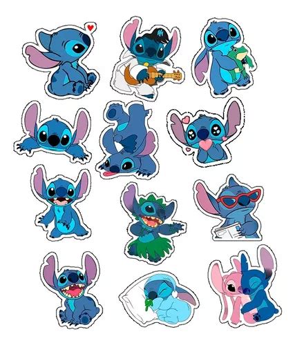 Stickers De Stitch Termo Celu Auto Calcos Vinilo En Venta En Lan S