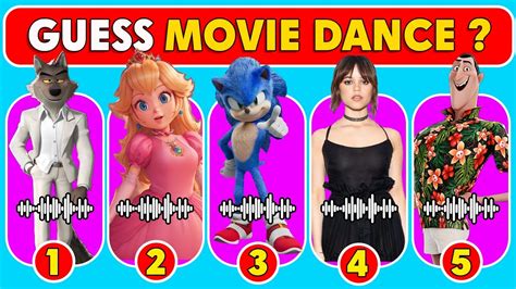 Guess The Movie By Dance Super Mario Bros Spider Man The Bad Guys