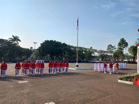 Walikota Serang Pimpin Upacara Hut Ri Ke Di Alun Alun Barat Kota Serang