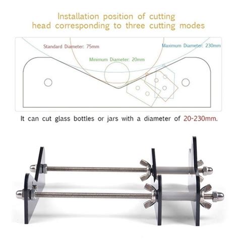 Herramienta Profesional Para Cortar Botellas De Vidrio Cuotas Sin