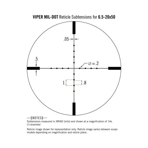 Vortex Viper 65 20x50 Pa Riflescope Mil Dot Vortex Canada