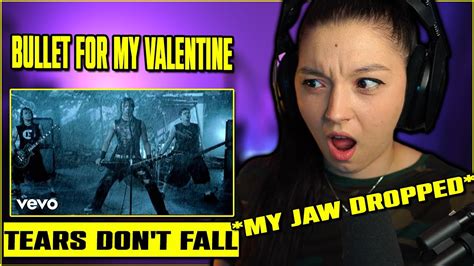 Bullet For My Valentine Tears Don T Fall First Time Reaction Youtube