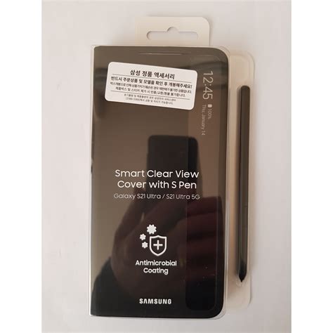 Sale 原廠 三星 Galaxy S21 Ultra 5g 透視感應皮套 附 S Pen 蝦皮購物