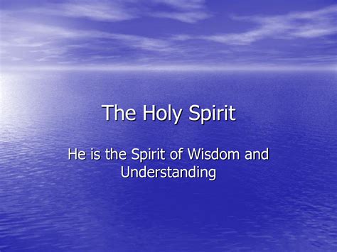 Connie York : Holy Spirit Is Wisdom - Ask for It