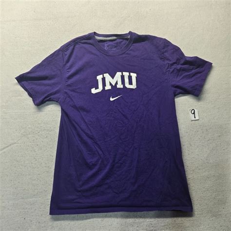 Nike James Madison University Jmu Purple Short Sleeve Tee T Shirt