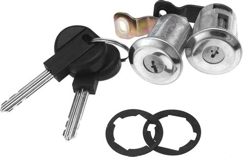 Car Front Door Lock Barrels Set Left Right W Keys G Amazon Co