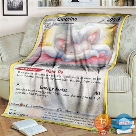 Pokemon Cinccino Blanket Hot Sale