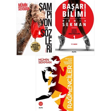 Mümin Sekman 3 Kitap Set Şampiyon Sözleri Başarı Bilimi Kitabı