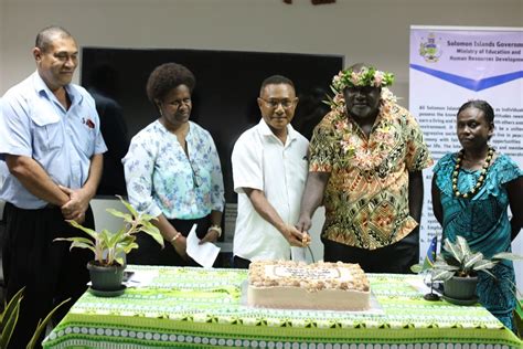 Mehrd Officially Welcomes New Minister Of Education Solomon Islands Broadcasting Corporation