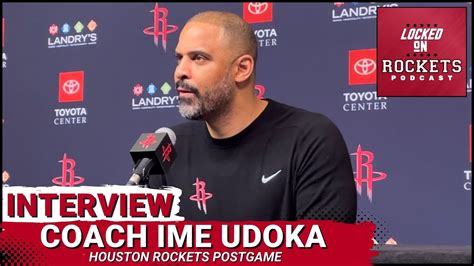 Ime Udoka Postgame Houston Rockets Vs Indiana Pacers Nba