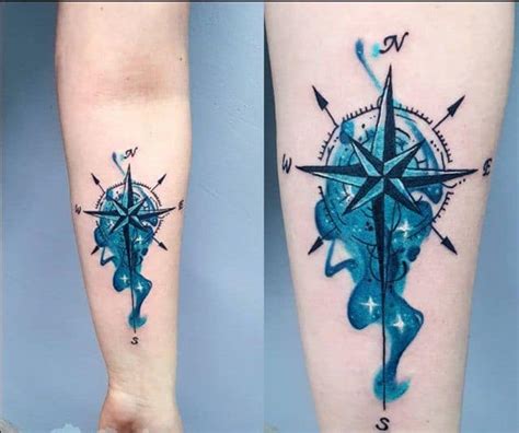 50 Latest Compass Tattoo Design and Ideas For Men And Women