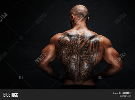 Unrecognizable Muscular Man Tattoo Image & Photo | Bigstock