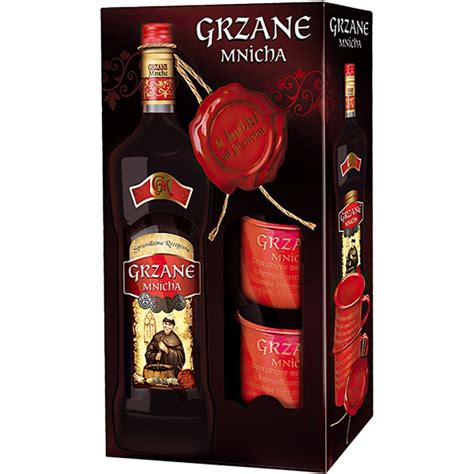 Grzane Mnicha Czerwone Słodkie Wino 1L 14 2 kubki Smile Shop Alkohole