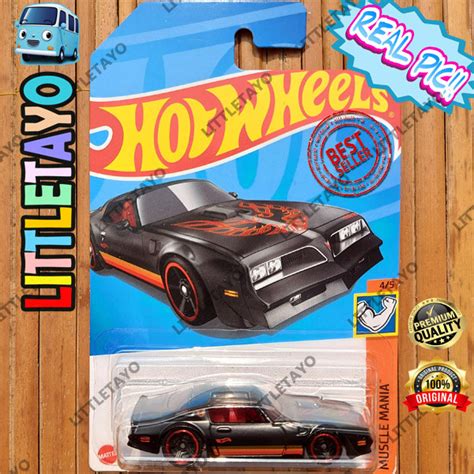 Jual HOT WHEELS PONTIAC FIREBIRD T A HITAM MUSCLE HOTWHEELS ORIGINAL MATTEL Shopee