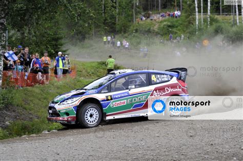 Jari Matti Latvala Fin Ford Fiesta Rs Wrc On Stage World Rally