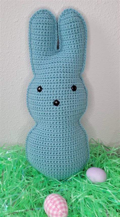 Crochet Peep Easter Peep Bunny Easter Stuffed Peep Peep Plushie