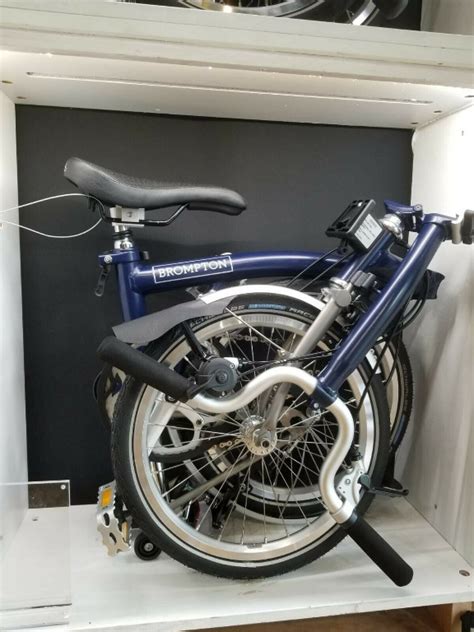 Brompton H L Tempest Blue Folding Bike Sports Equipment Bicycles