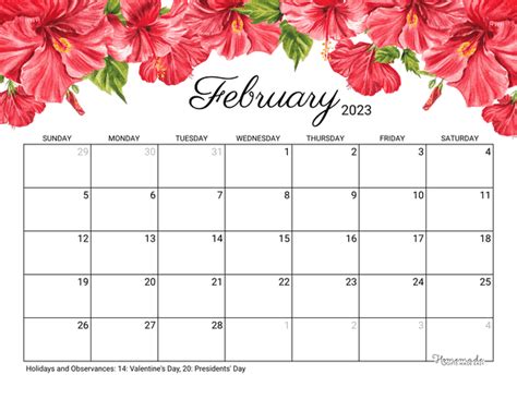 Feb 2023 Calendar With Holidays – Get Calendar 2023 Update