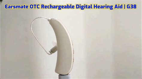 Digital Otc Ric Hearing Aids For Seniors Rechargeable With Noise Cancelling Earsmate