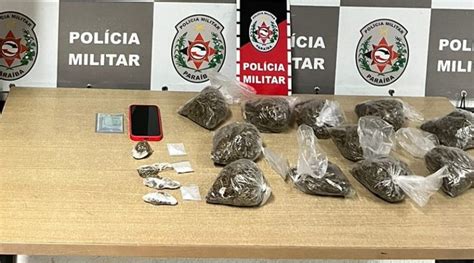 Polícia Militar Intercepta Carro Que Fazia Transporte De Drogas Na Zona