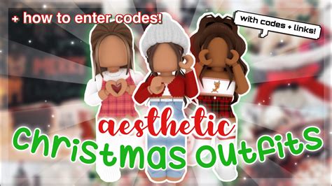 aesthetic roblox christmas outfits! *WITH CODES + LINKS* & HOW TO ENTER ...