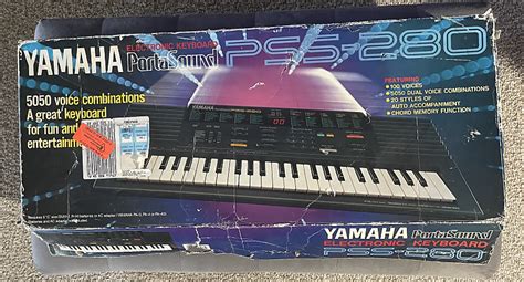 Yamaha Pss Keyboard W Original Box Reverb