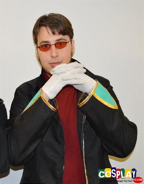 1 Sets of Gendo Ikari Cosplay Costume, Wig, Props and Accessories - CosplayFU.com