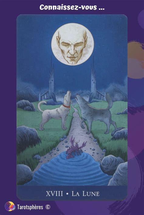 La Lune Dans Le Tarot Tarot Painting Spirituality