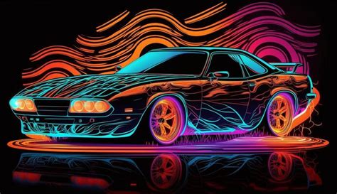 Neon Car Stock Photos, Images and Backgrounds for Free Download