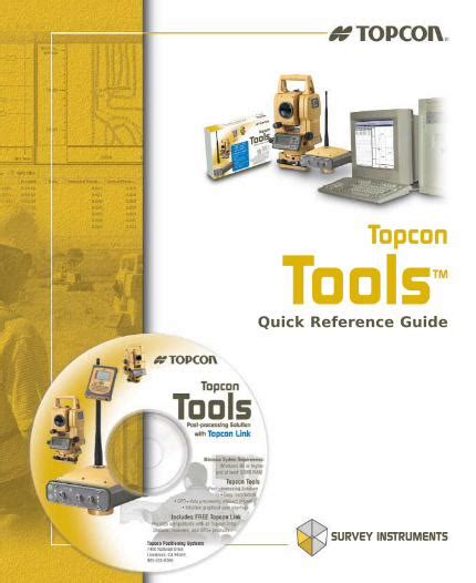 PDF Topcon Tools Quick Reference Guide USDA PDF FileIntroduction