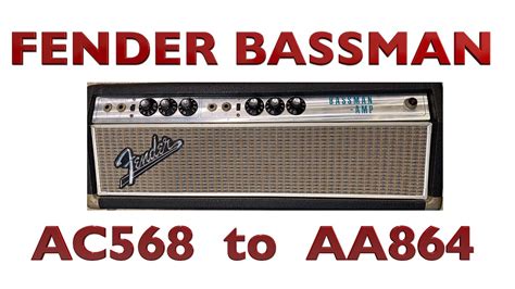 Fender Bassman Ac To Aa Conversion Tweed Preamp Part One Of