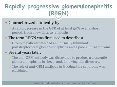 Acute And Chronic Glomerulonephritis Ppt