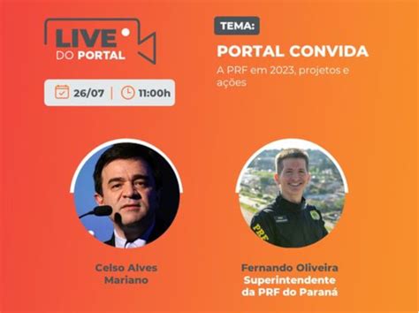 Acompanhe A Live Portal Convida Fernando Oliveira Superintendente