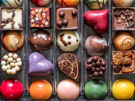 Box Of Fancy Chocolates Stock Image Image Of Temptation 120908567