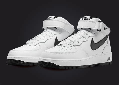 Strap In With The Nike Air Force 1 Mid 07 White Black Sneaker News