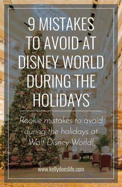 9 Mistakes To Avoid During Christmas At Disney World Kelly Does Life