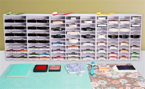 Amazon Krafetto Ink Pad Storage Rack 36 Grids Stamp Pad Organizer