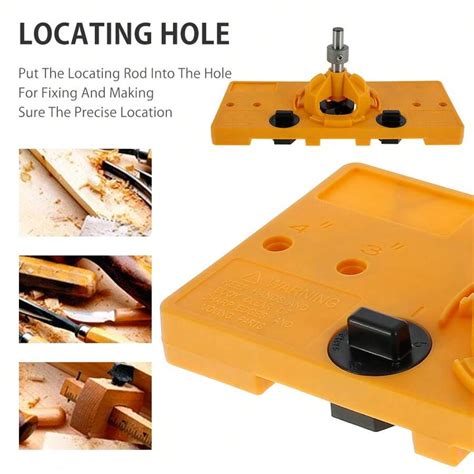 35mm Hinge Drilling Jig Kit High Precision Concealed Hinge Jig Boring