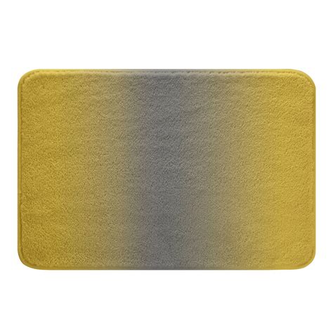 Yst Gray And Yellow Bathroom Rugs For Girls Boys Kidsrainbow Ombre