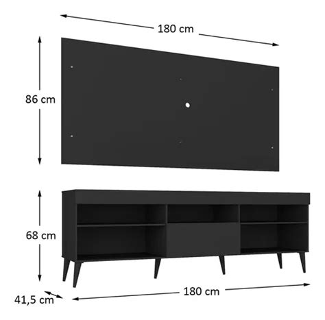 Rack Painel Para Tv Até 55 Polegadas 1 Porta 5 Fg à venda em