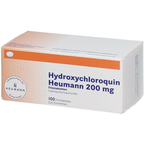 Hydroxychloroquin Heumann Mg Filmtabletten St Mit Dem E Rezept