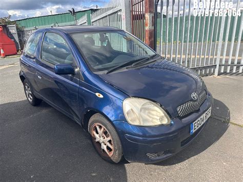 John Pye Vehicle Auctions Location Belvedere Toyota Yaris T